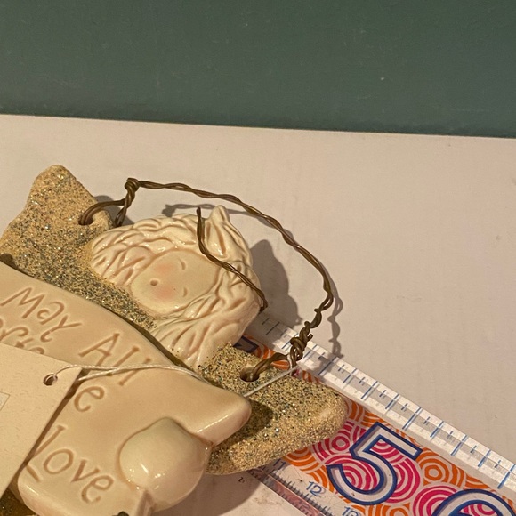 Carol Jones Collection Angel wall hanging “May All Hearts Be Filled With Love” - Picture 7 of 7